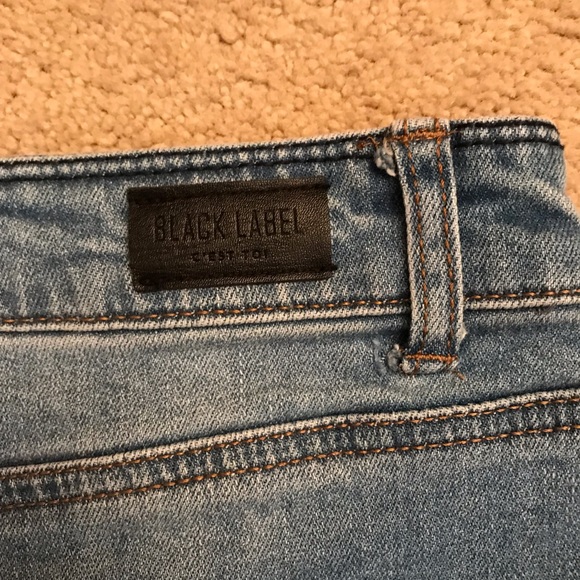 Black Label C’est Toi Distressed Demin Skirt - Picture 12 of 16